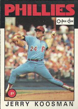 1986 O-Pee-Chee Baseball Cards 343     Jerry Koosman